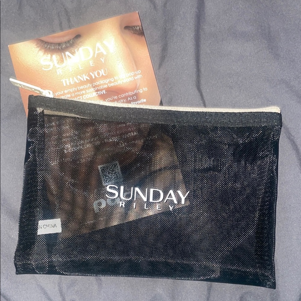 Sunday Riley makeup bag
